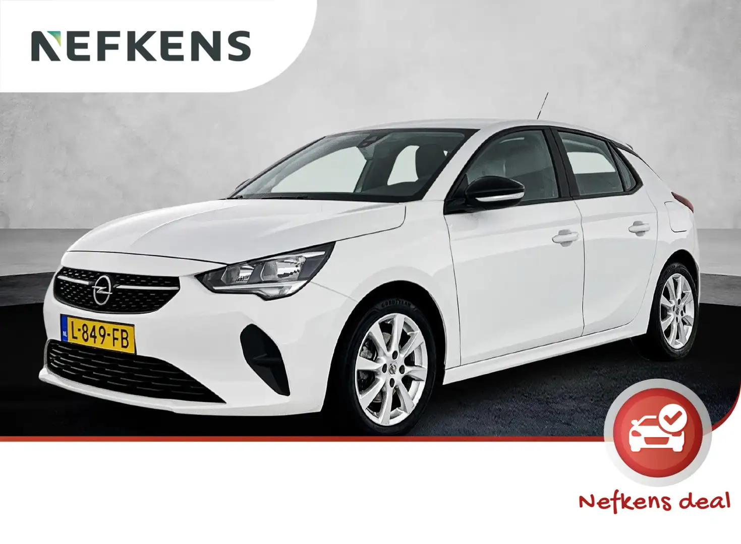 Opel Corsa 1.2 Edition 102 pk | Climate Control | Navigatie | Wit - 1