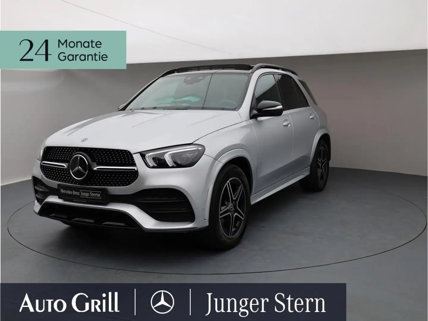 Mercedes-Benz GLE 400 d 4M AMG Night Distronic Pano AHK *top* Argent - 2