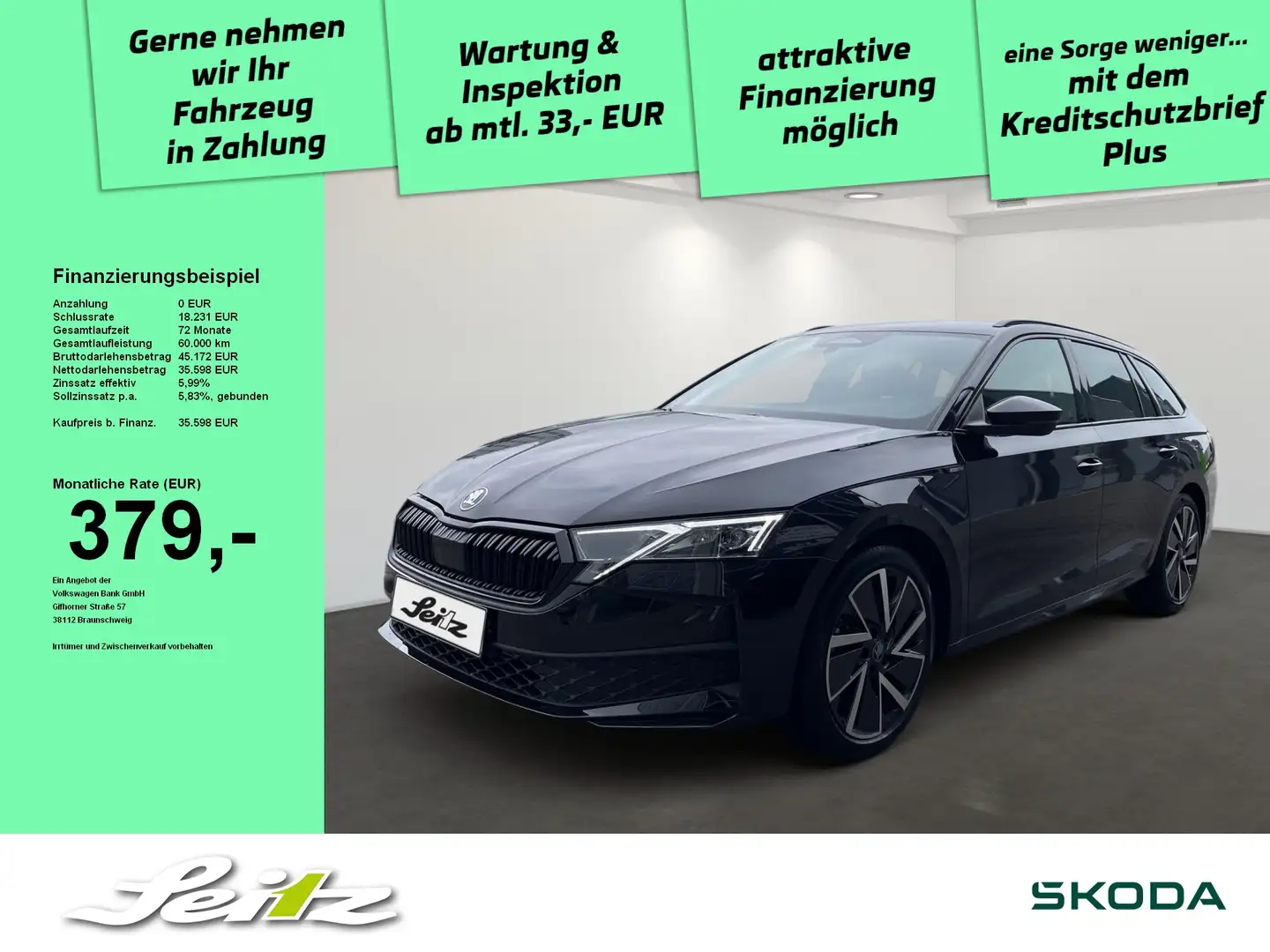 Skoda Octavia Combi 1.5 TSI mHEV Sportline *AHK*MATRIX*KAMERA* Negro - 1
