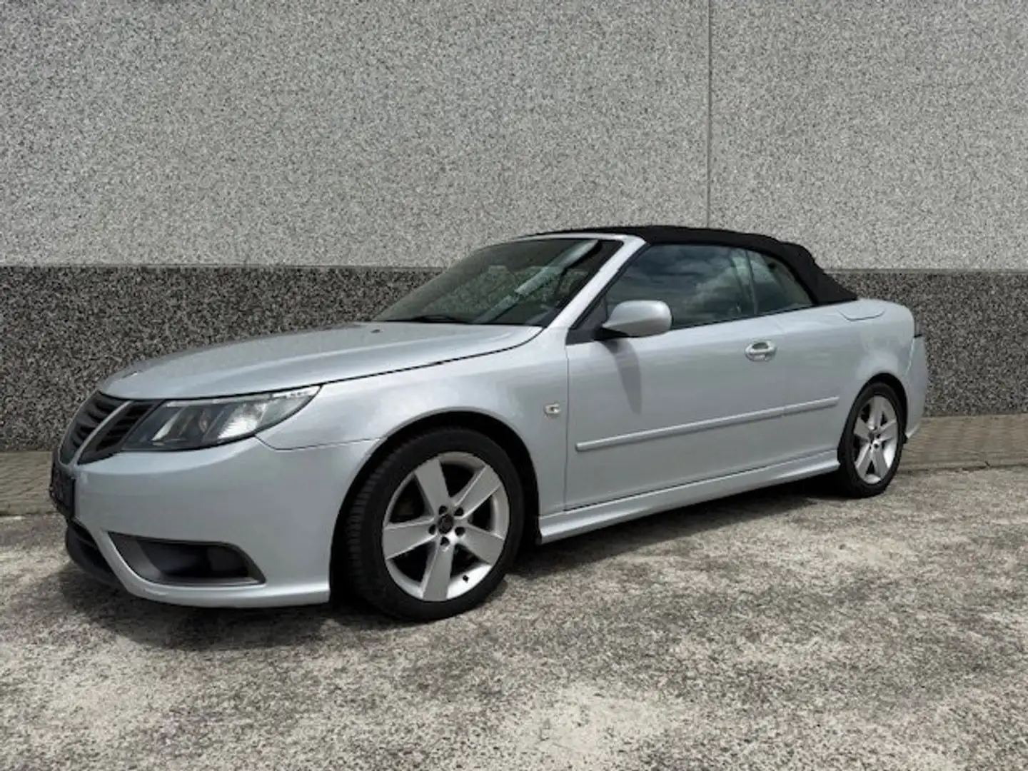 Saab 9-3 Cabriolet 1.9 TiD Vector Zilver - 1