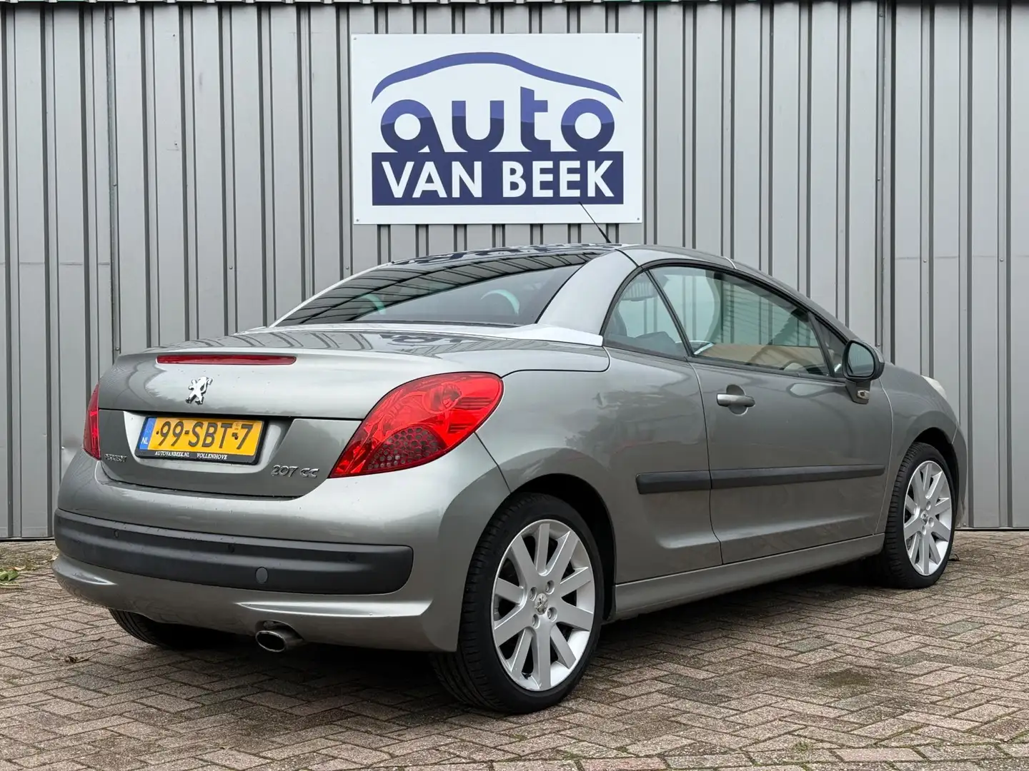 Peugeot 207 CC 1.6-16V T Sport|Leder|Airco|Stoelverw.|Sensoren Grau - 2