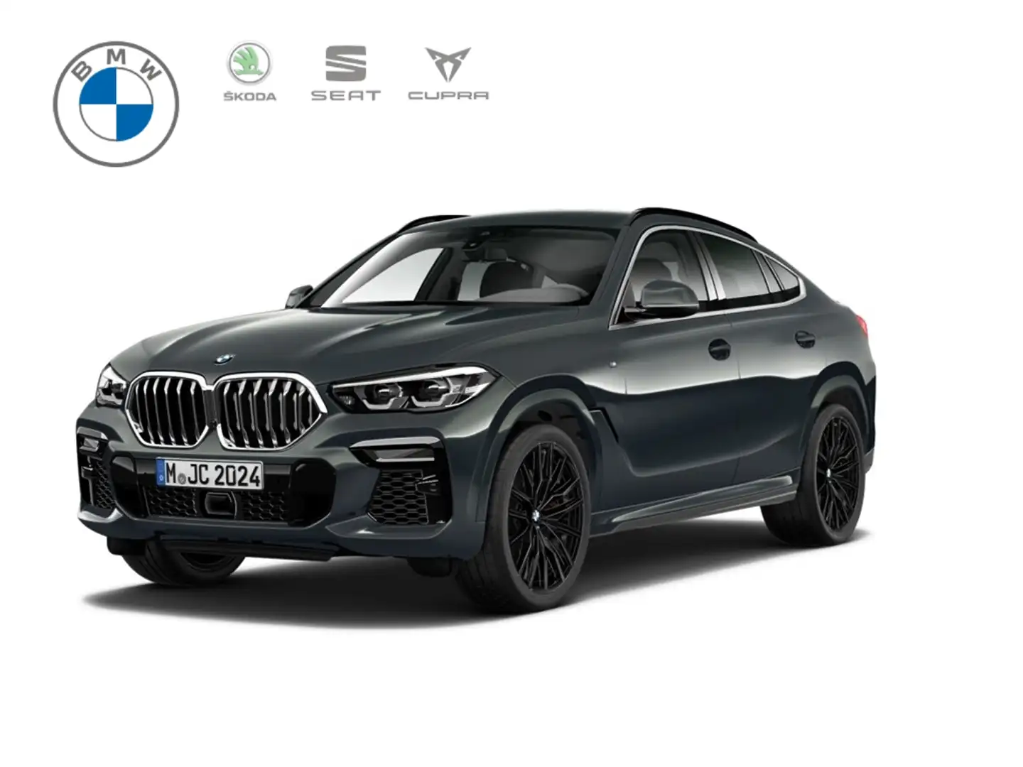 BMW X6 xDrive 40d M-Sport Aut. +Laserlicht+AHZV+DAB+HEAD Grau - 1