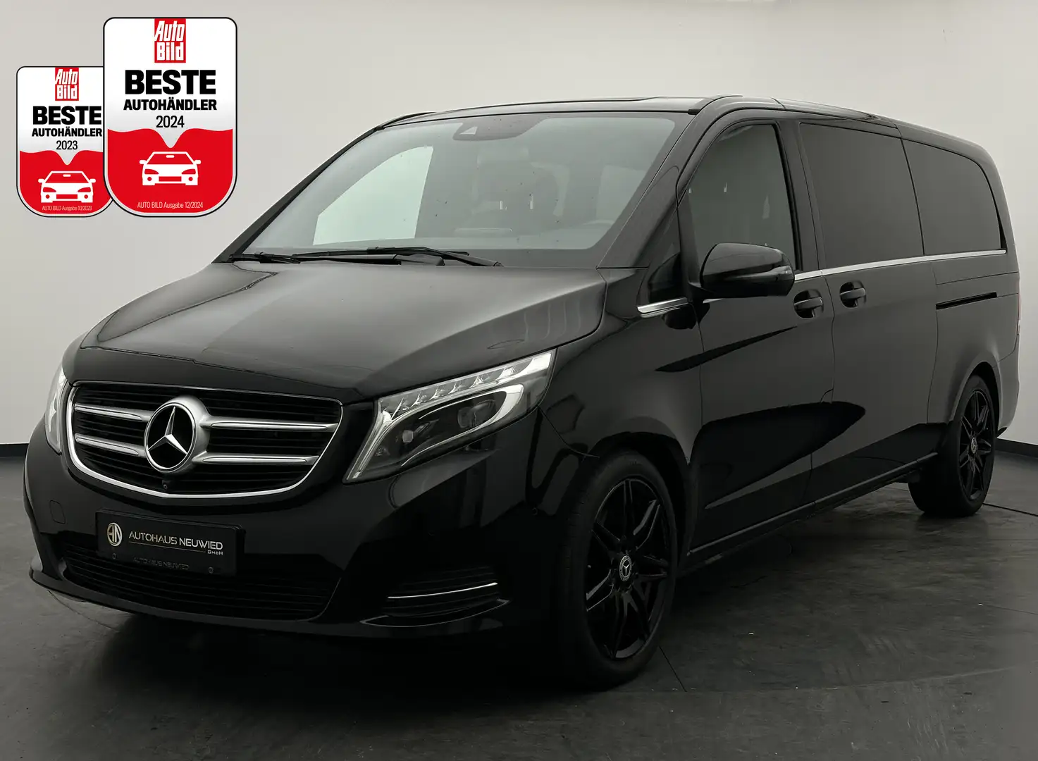 Mercedes-Benz V 250 V 250d extralang 7G +8-SITZ+SPUR+COMAND+360+LED+ Zwart - 1