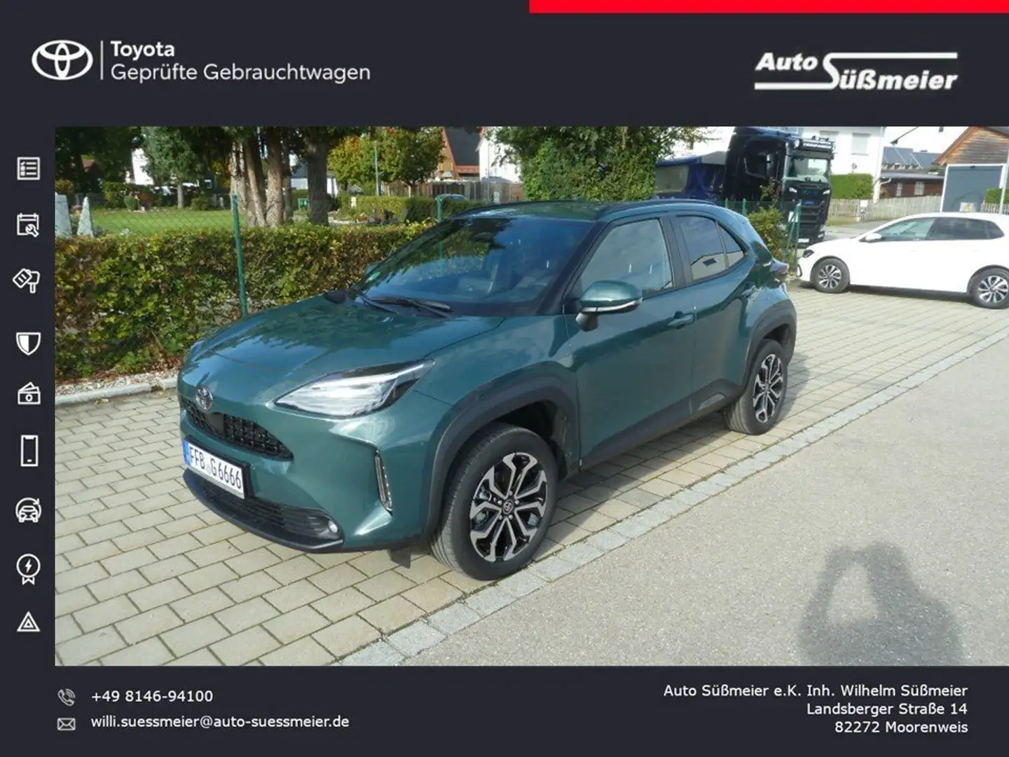 Toyota Yaris Cross Hybrid Teamplayer *Safety-/Winter-Paket* Verde - 1