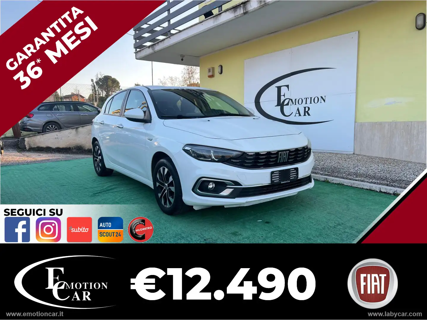 Fiat Tipo 1.0 5 porte City Life - 2023 Wit - 1