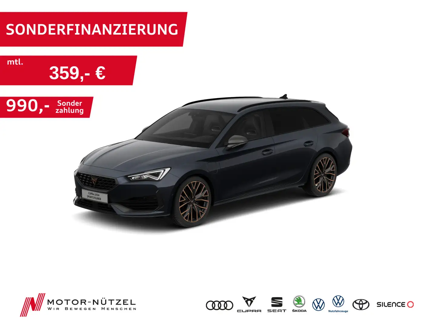 CUPRA Leon ST VZ 1.4 eHybrid MATRIX+NAV+AHK+DCC+ACC+19 Schwarz - 1