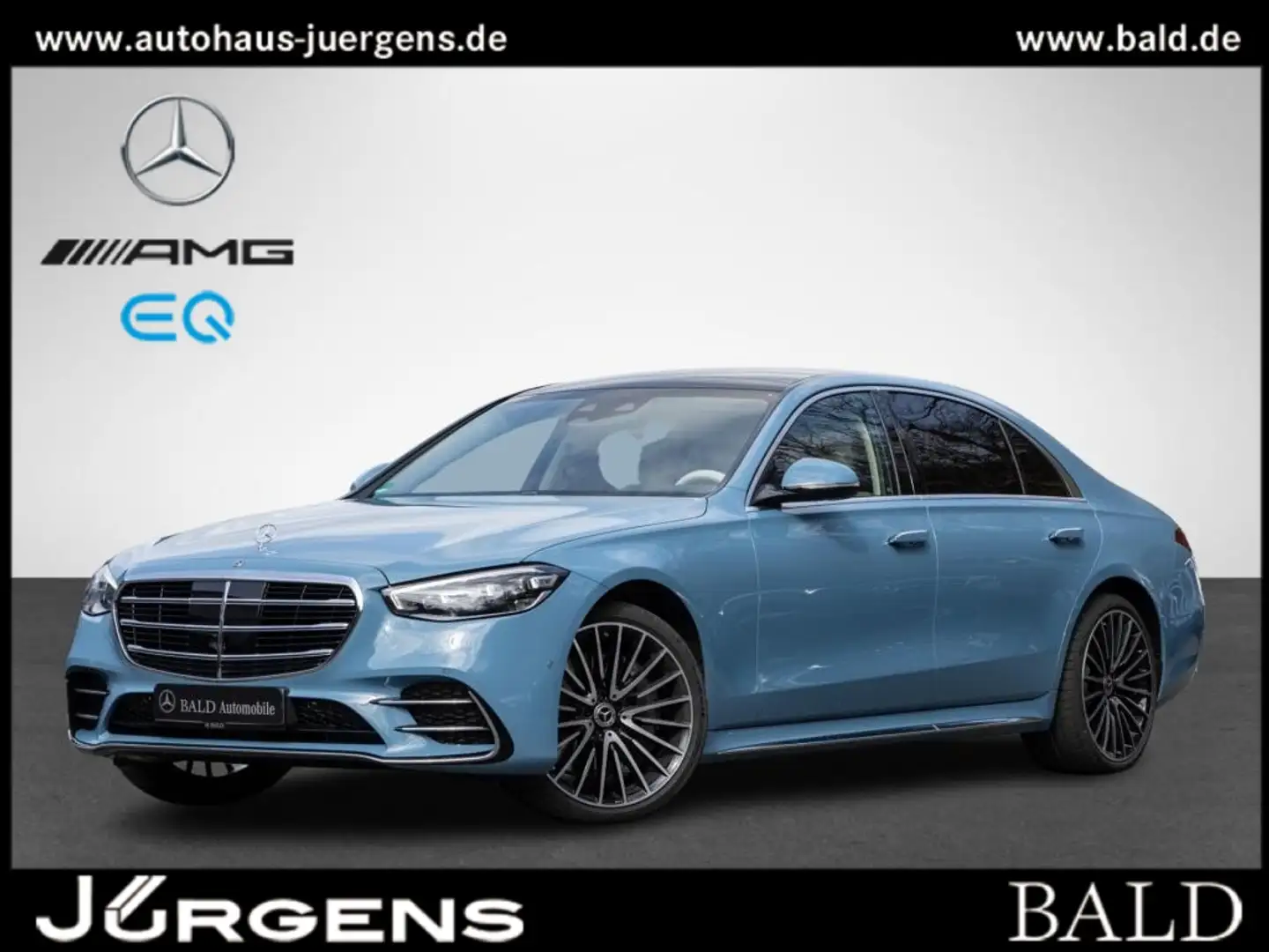 Mercedes-Benz S 450 d L 4M AMG/Digital/Pano/Burm3D/HUD/AIR/21" Kék - 1