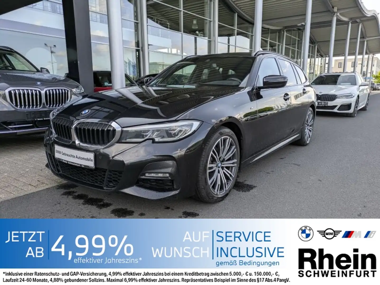 BMW 320 d Tour. M Sport Panoramadach. Laserlicht.HiFi Schwarz - 1