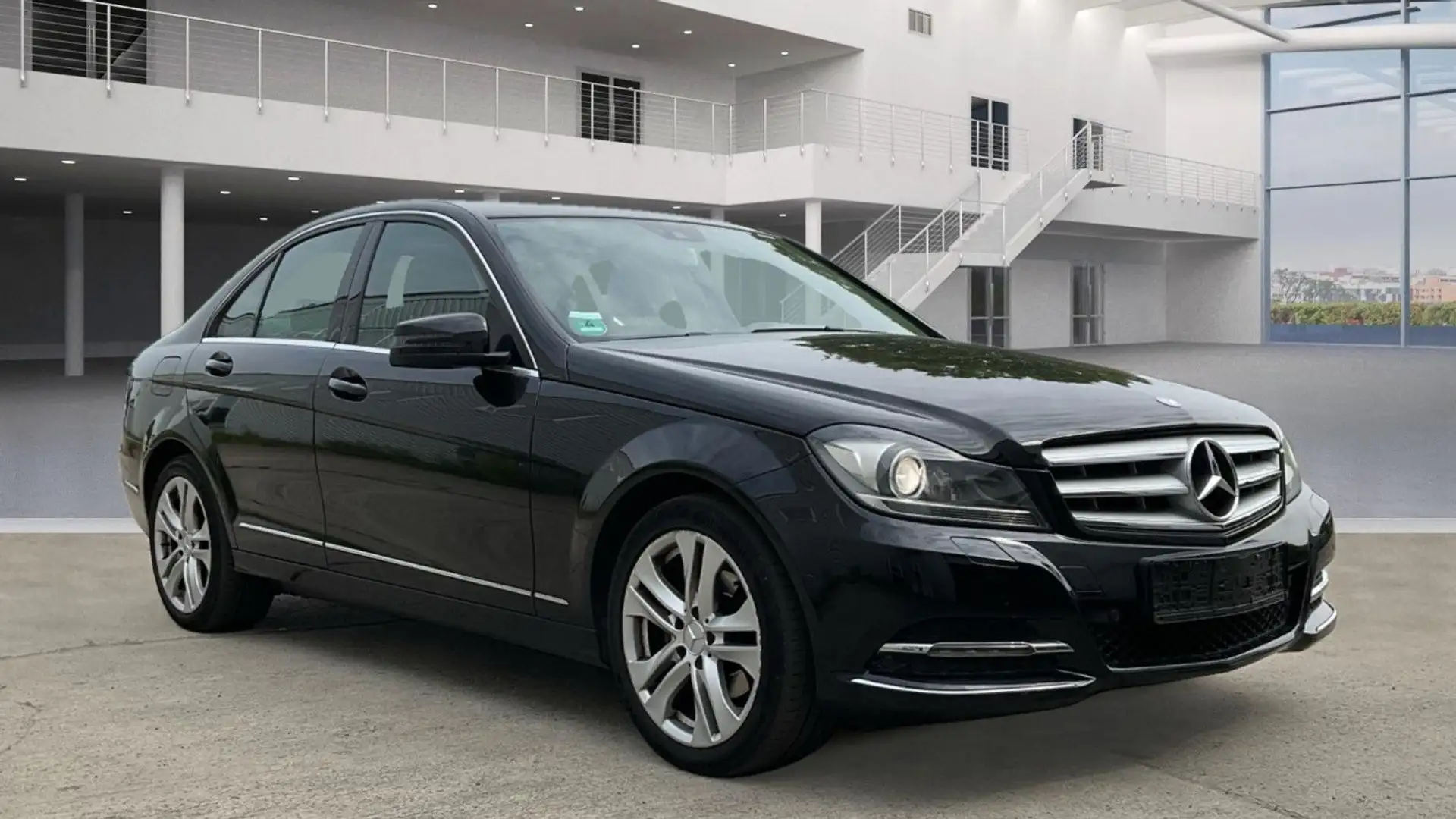 Mercedes-Benz C 180 C180 BE AVANTGARDE ILS NAVI SITZHZG. PTS GRA ALU Negro - 1