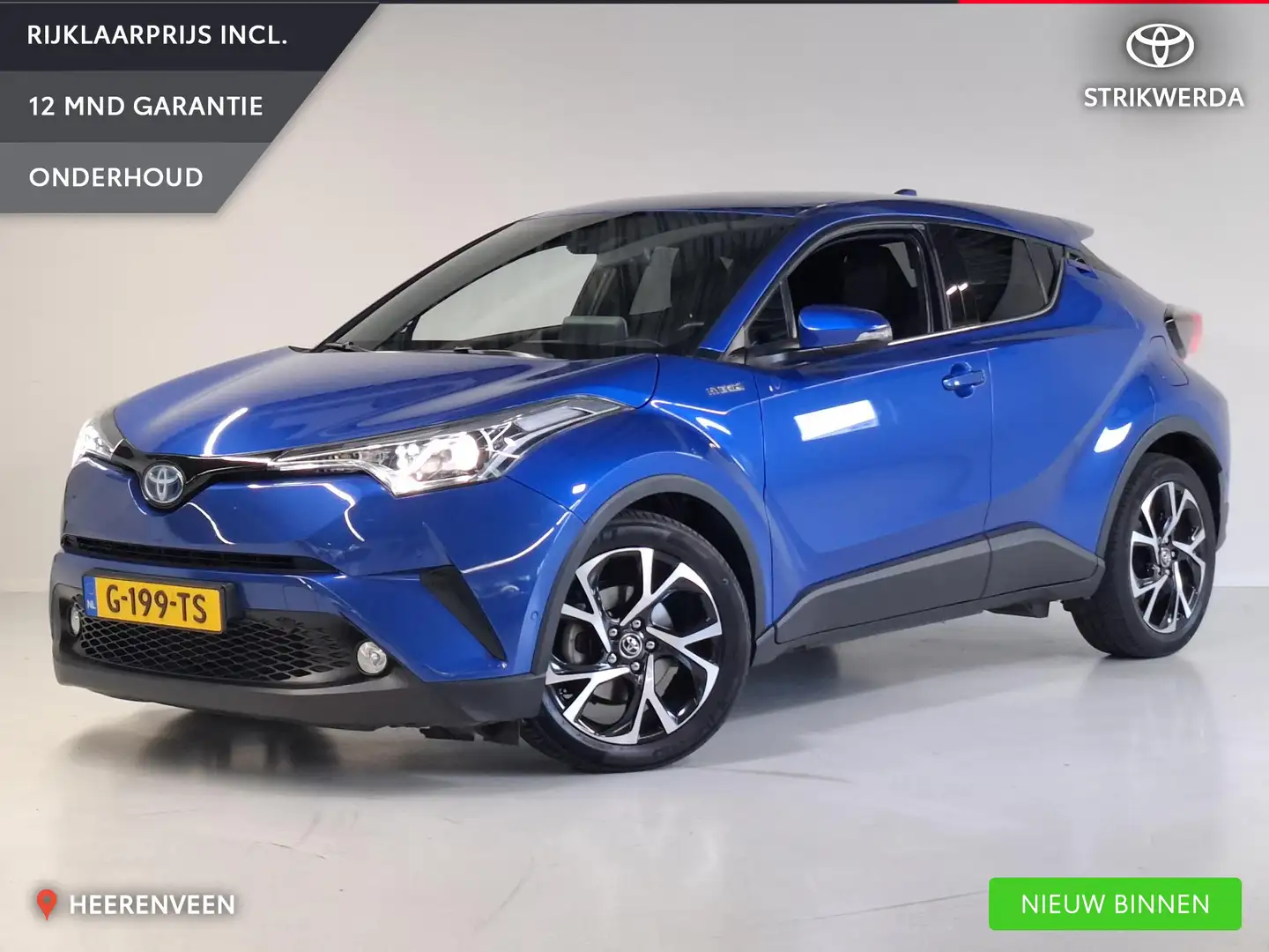 Toyota C-HR 1.8 Hybrid Style | dodehoekdetectie | Keyless | PD Blauw - 1