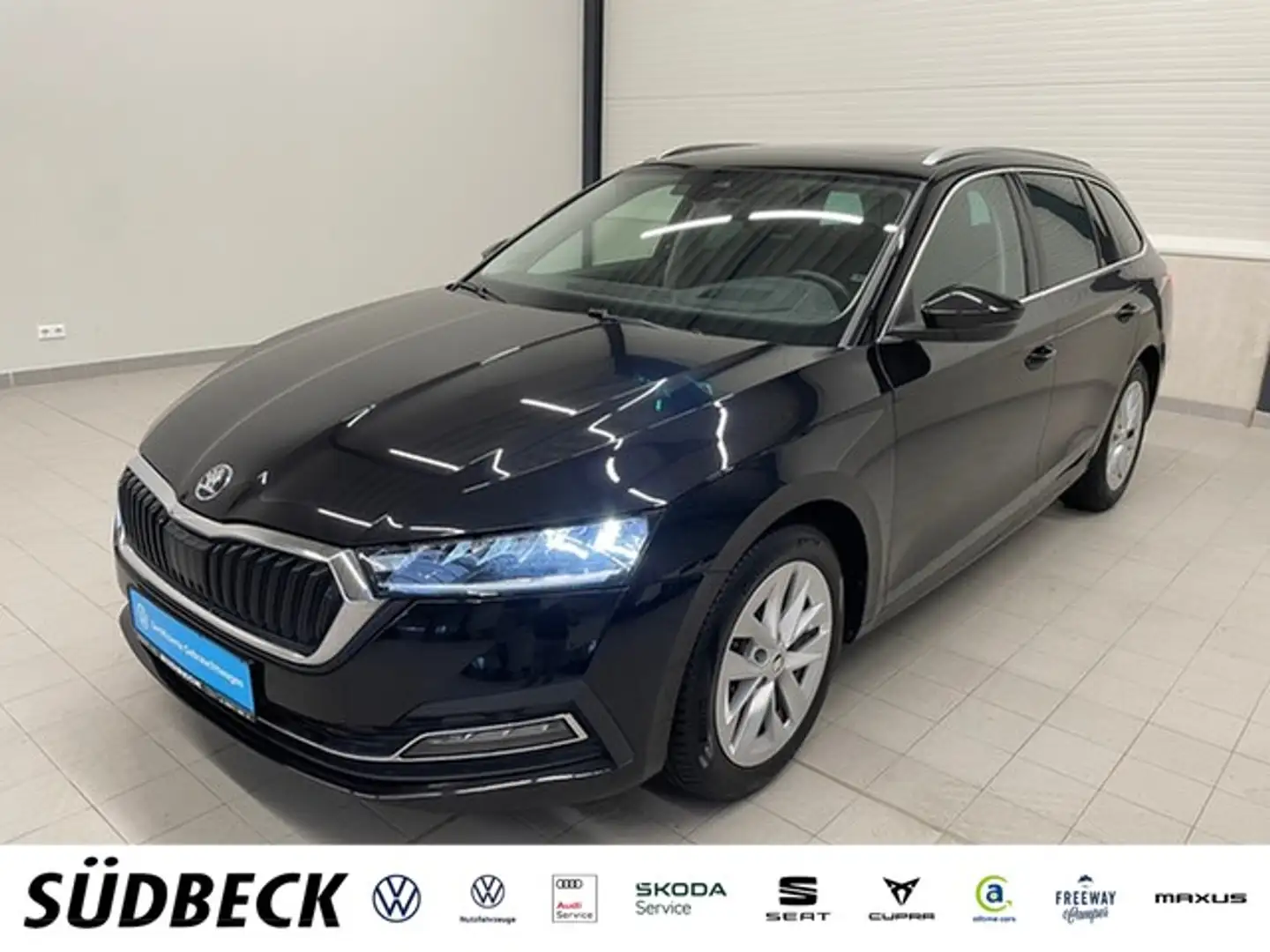 Skoda Octavia COMBI 2.0 TDI Style KAMERA+ACC+LANE+APP+PANO Noir - 1