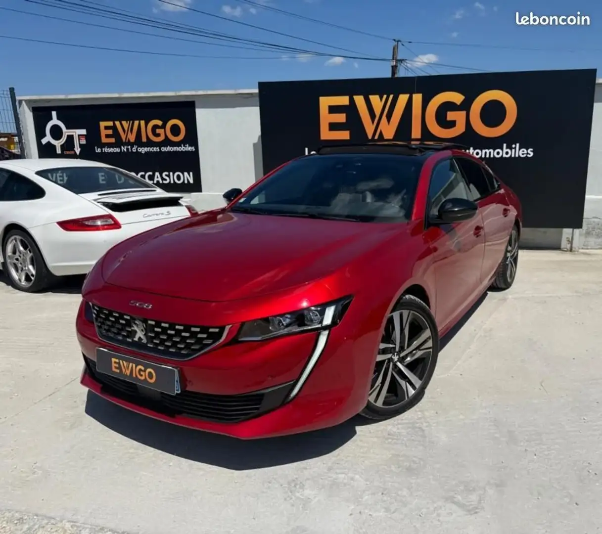 Peugeot 508 1.6 225 ch HYBRID RECH. GT PACK TOIT OUV. FOCAL JA Rood - 1