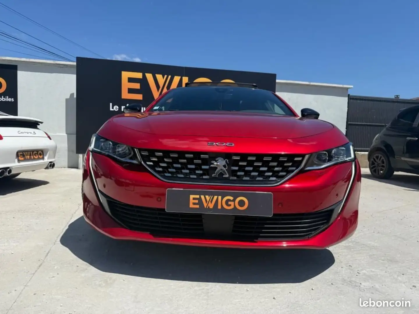 Peugeot 508 1.6 225 ch HYBRID RECH. GT PACK TOIT OUV. FOCAL JA Rouge - 2