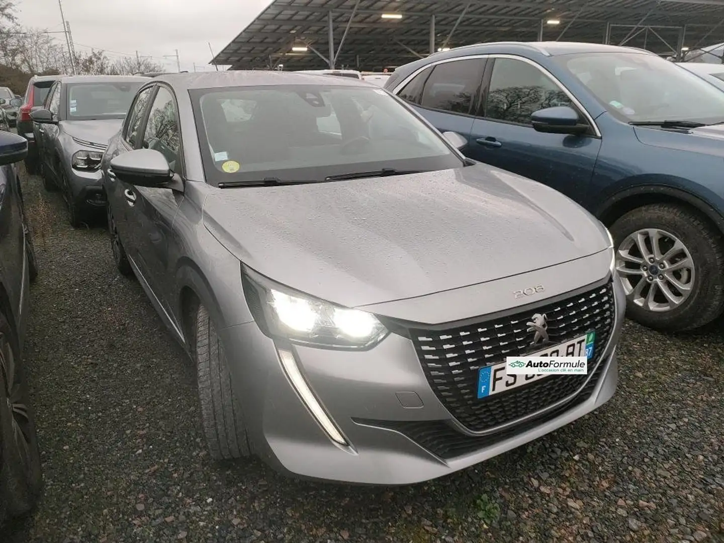 Peugeot 208 1.5 BlueHDI 100ch Active Business 5 portes 2020 Gris - 2