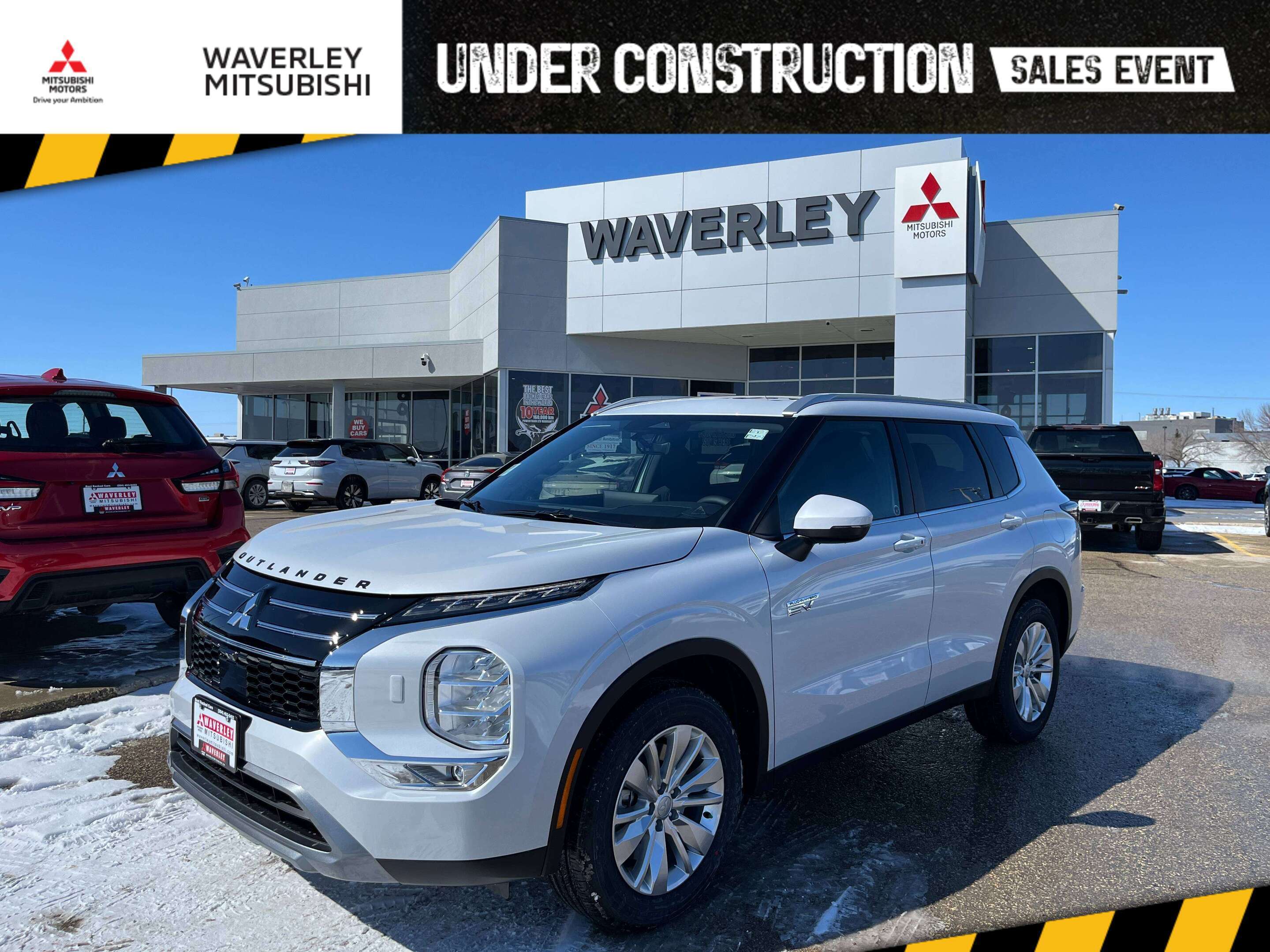 White 2026 Mitsubishi Outlander Hybrid Plug-in SUV / Crossover All-Wheel Drive 1-Speed Automatic