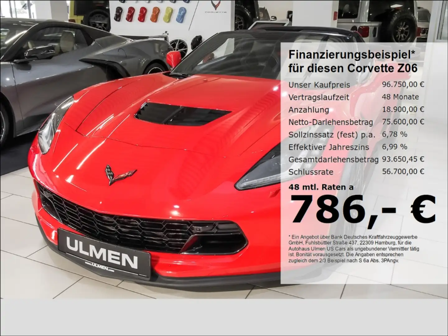 Corvette Z06 6.2 V8 3LZ EU-Modell Klappe HUD Bose Competition Roşu - 1