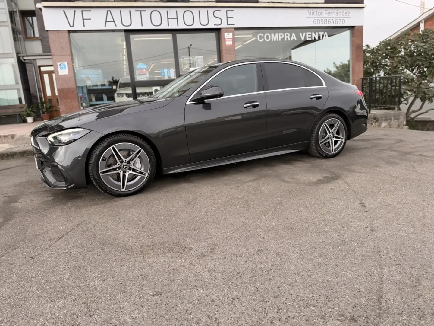 Mercedes-Benz C 220 220d 9G-Tronic Gris - 1