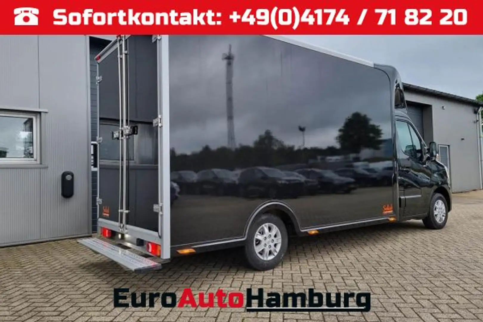 Renault Master Kofferaufbau 2.3 dCi 165PS 3,5t 3-Sitzer Klima Nav Schwarz - 1