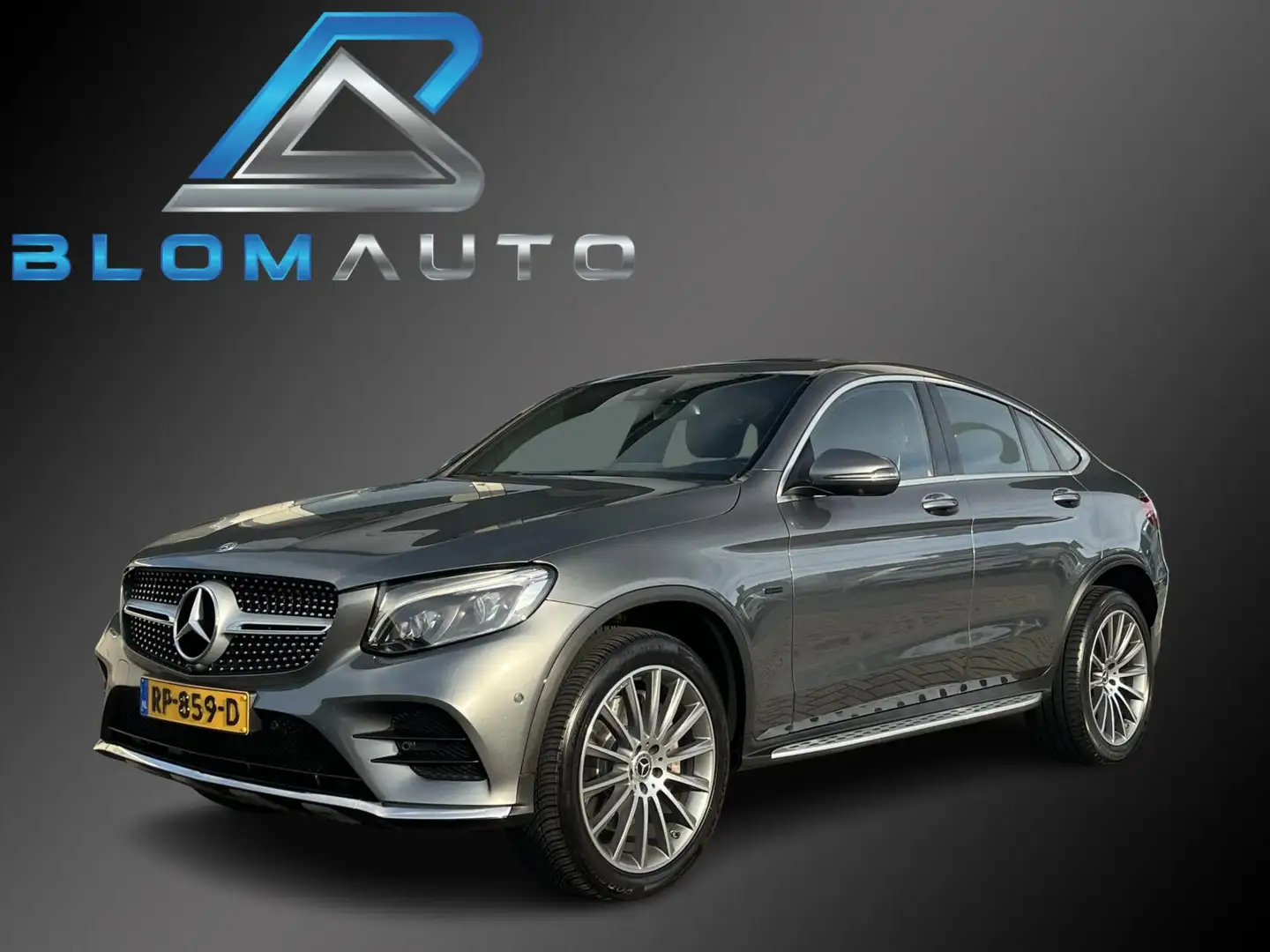 Mercedes-Benz GLC 350 Coupé 350e 4MATIC AMG 320PK PANO+MEMORY Gris - 1