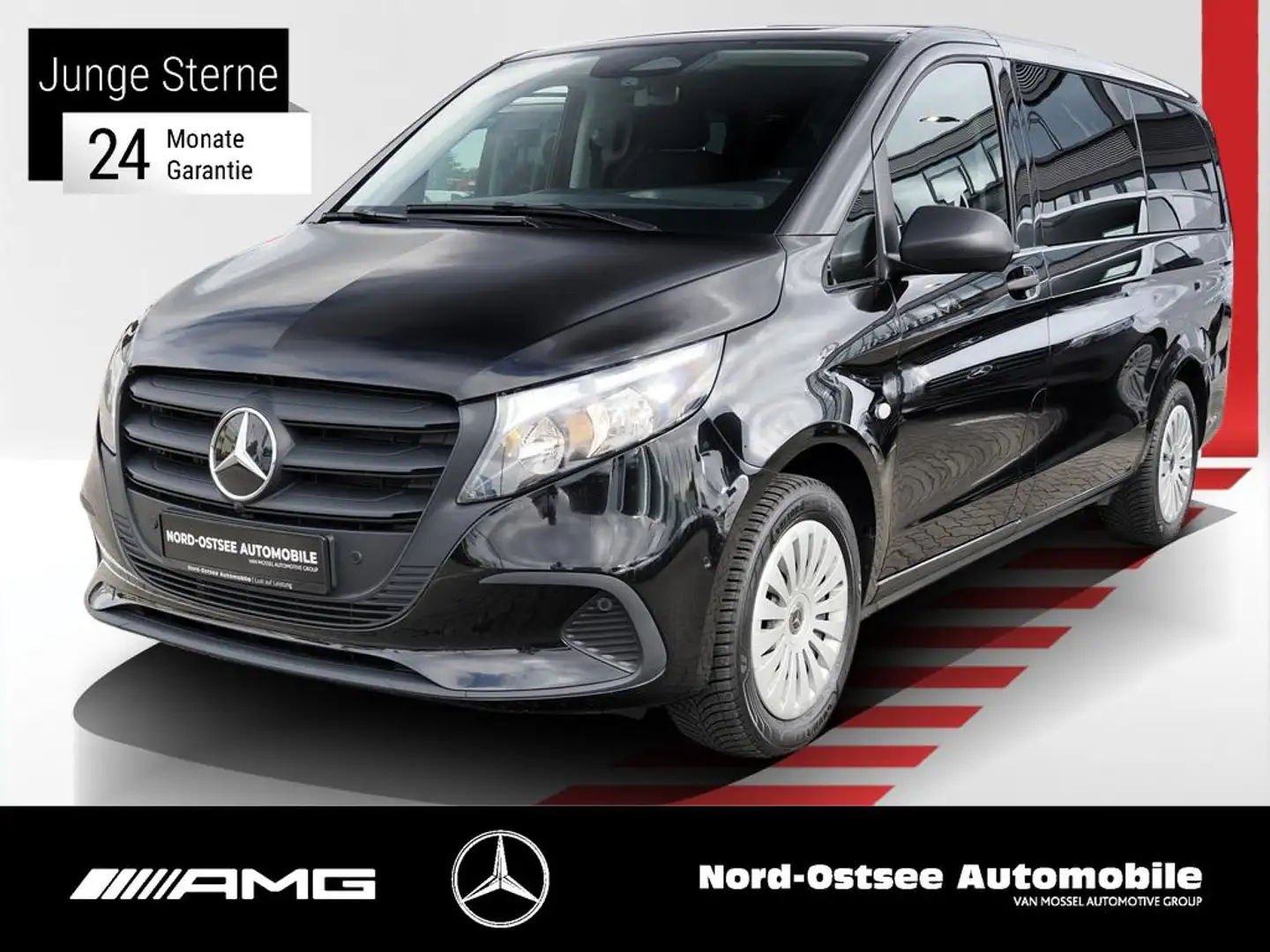 Mercedes-Benz Vito 116 TOURER NEUES MODELL AHK 2,5T KAM MBUX Noir - 1