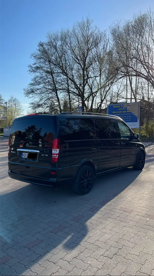 Mercedes-Benz Viano 3.0 CDI 224PS, DPF lang Automatik Ambiente Edition Schwarz - 2