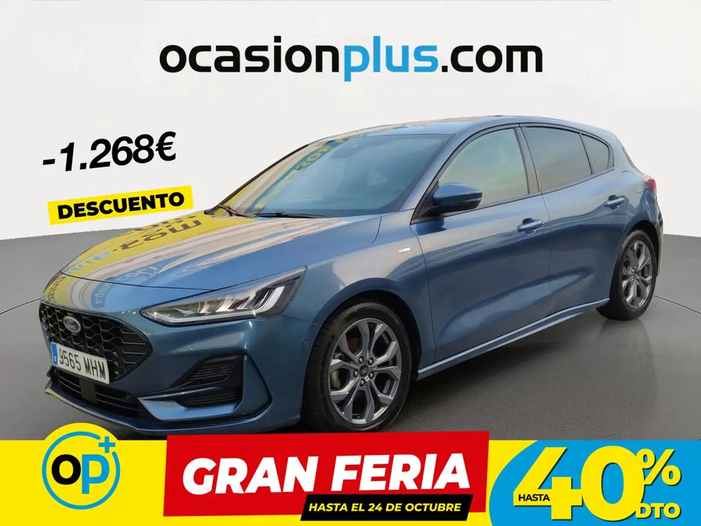 Ford Focus 1.0 Ecoboost MHEV ST-Line 125 Azul - 1