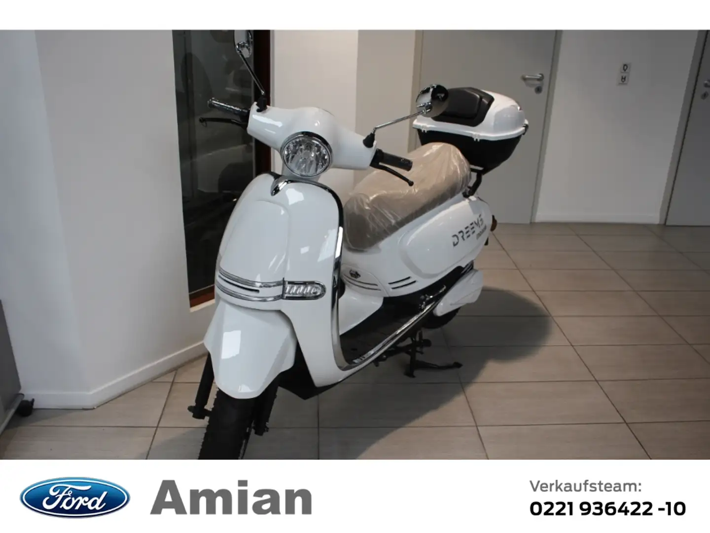 Dreems Moon X e-Roller 90 km/h Alarm Weiß - 1