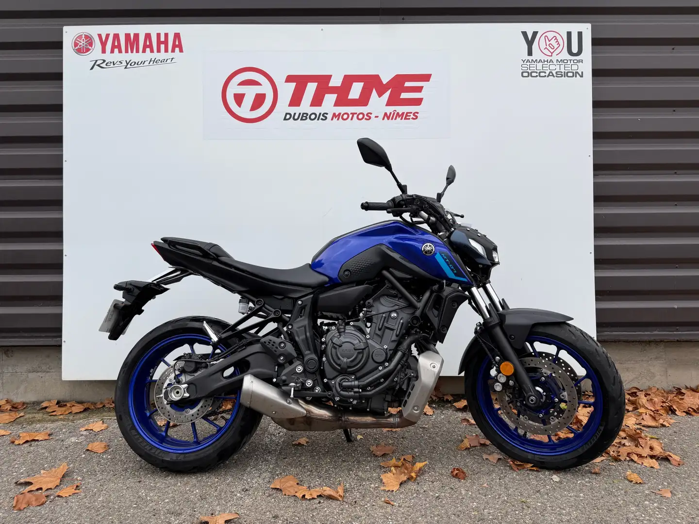 Yamaha MT-07 Bleu - 1