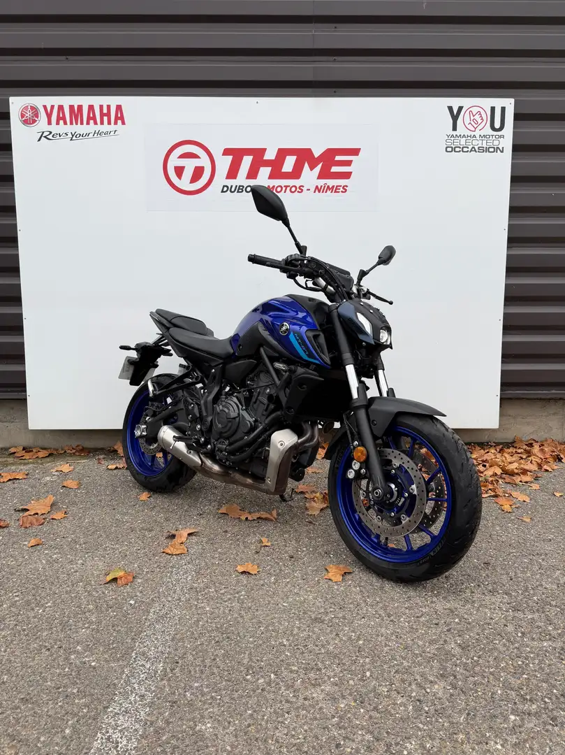 Yamaha MT-07 Bleu - 2