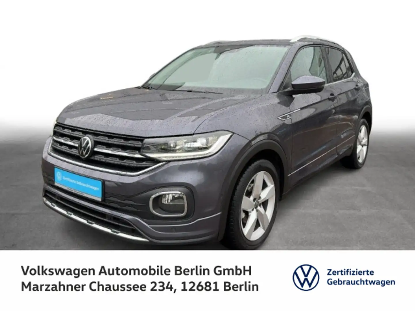 Volkswagen T-Cross 1.0 TSI DSG Style Navi LED SHZ PDC Grau - 1