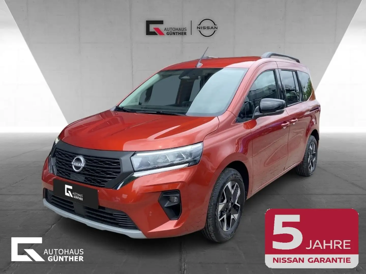 Nissan Townstar TEKNA Kombi L1 Automatik/ Winter/Navi/Carplay Orange - 1