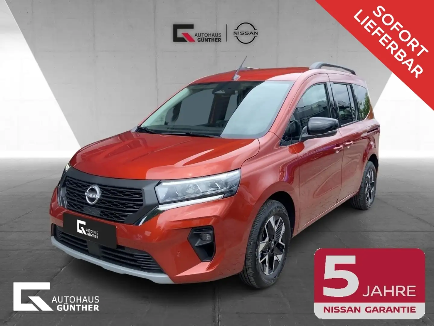 Nissan Townstar TEKNA Kombi L1 Automatik/ Winter/Navi/Carplay Orange - 1