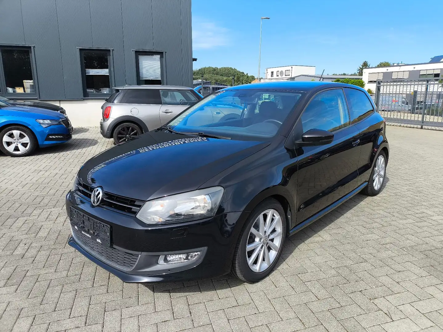 Volkswagen Polo V Style BiFuel,LPG/BENZIN,ALU,2 HD,SCHECKH. Schwarz - 1