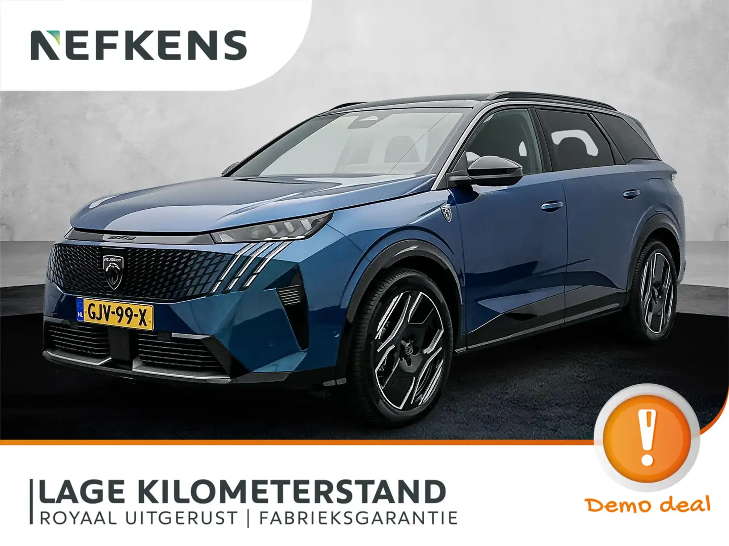 Peugeot 5008 e-5008 SUV EV GT 73 kWh 210pk | DEMO | 502km WLTP Kék - 1