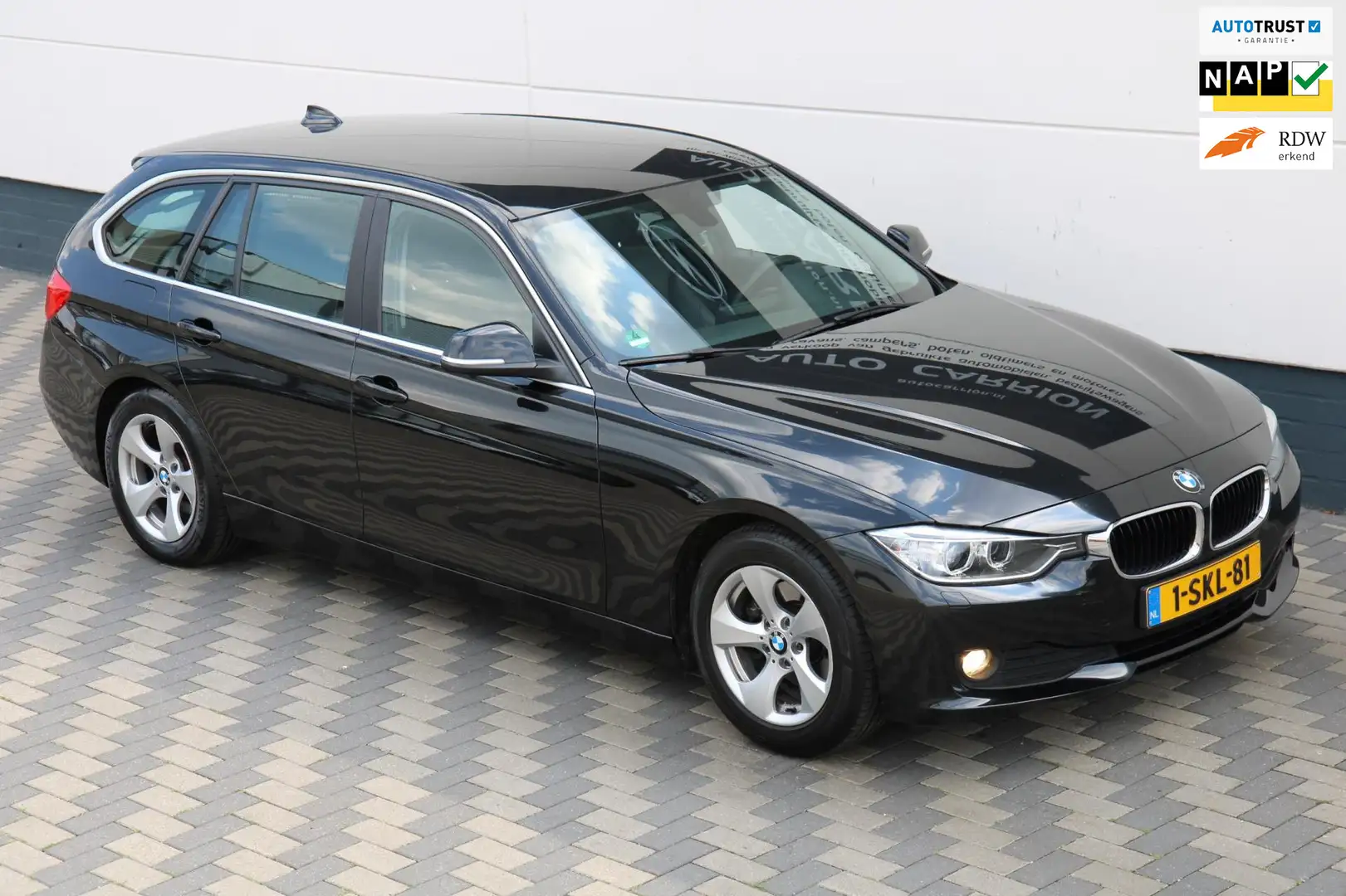 BMW 320 3-serie Touring 320d Automaat 163PK NL auto NAP Negro - 1