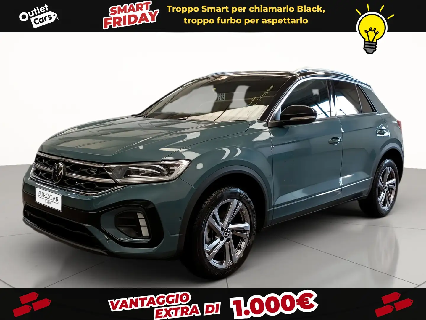 Volkswagen T-Roc 2.0 tdi r-line 150cv dsg Bleu - 1
