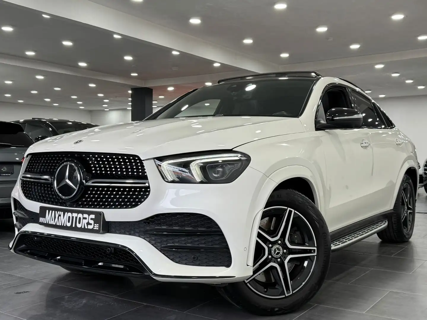 Mercedes-Benz GLE 350 De Coupé PHEV 4-Matic AMG PACK 29gr CO2 Carpass Blanc - 1
