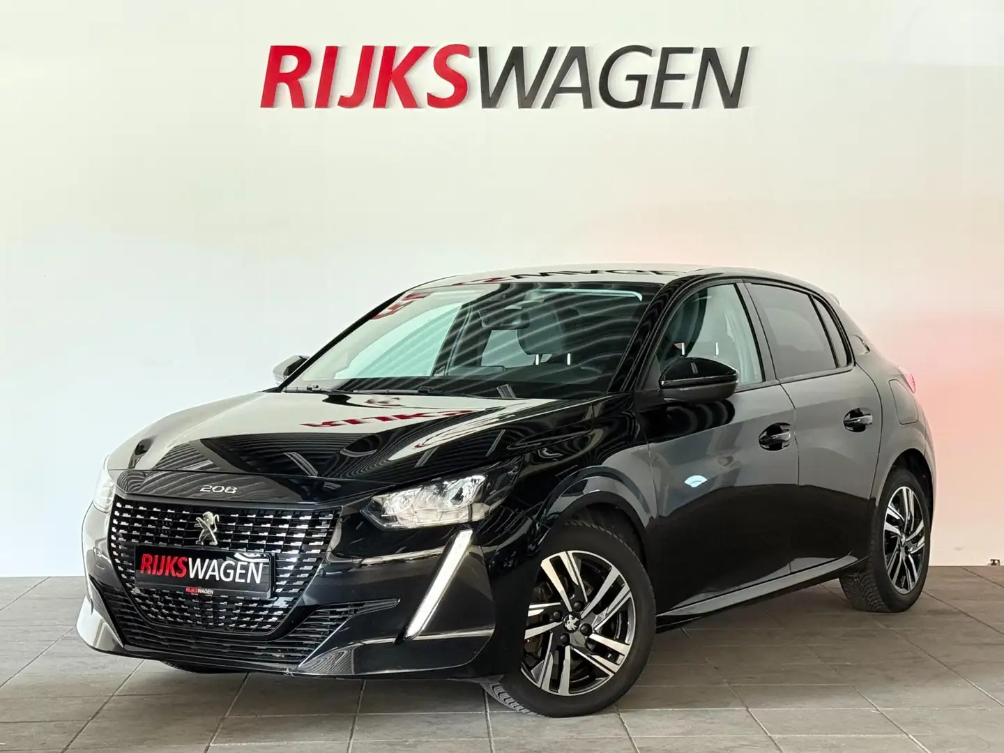 Peugeot 208 1.2 PureTech Allure Camera/Carplay/Keyless Zwart - 2