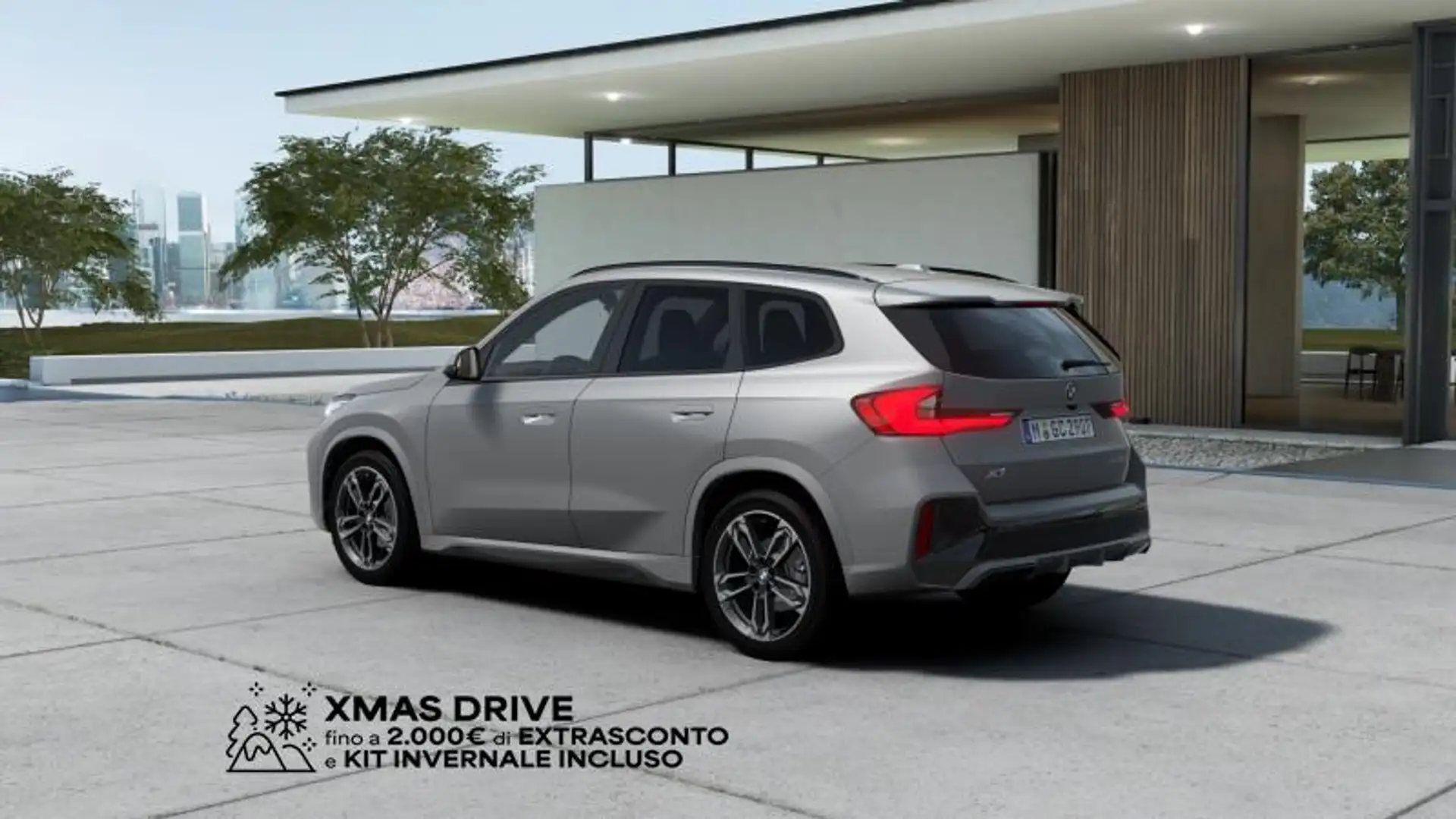 BMW X1 xdrive20d mhev 48V MSport auto Gris - 2