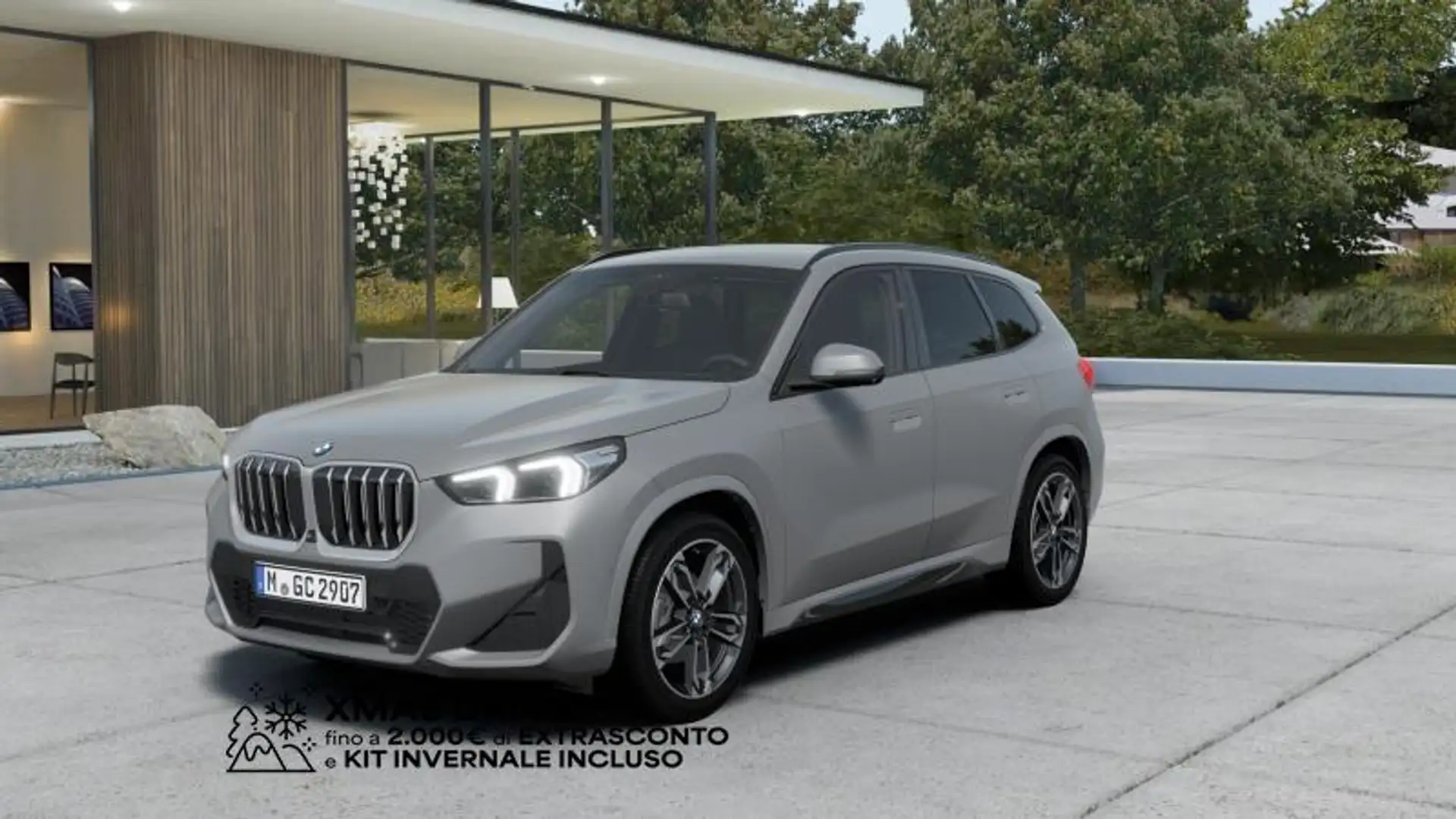 BMW X1 xdrive20d mhev 48V MSport auto Gris - 1