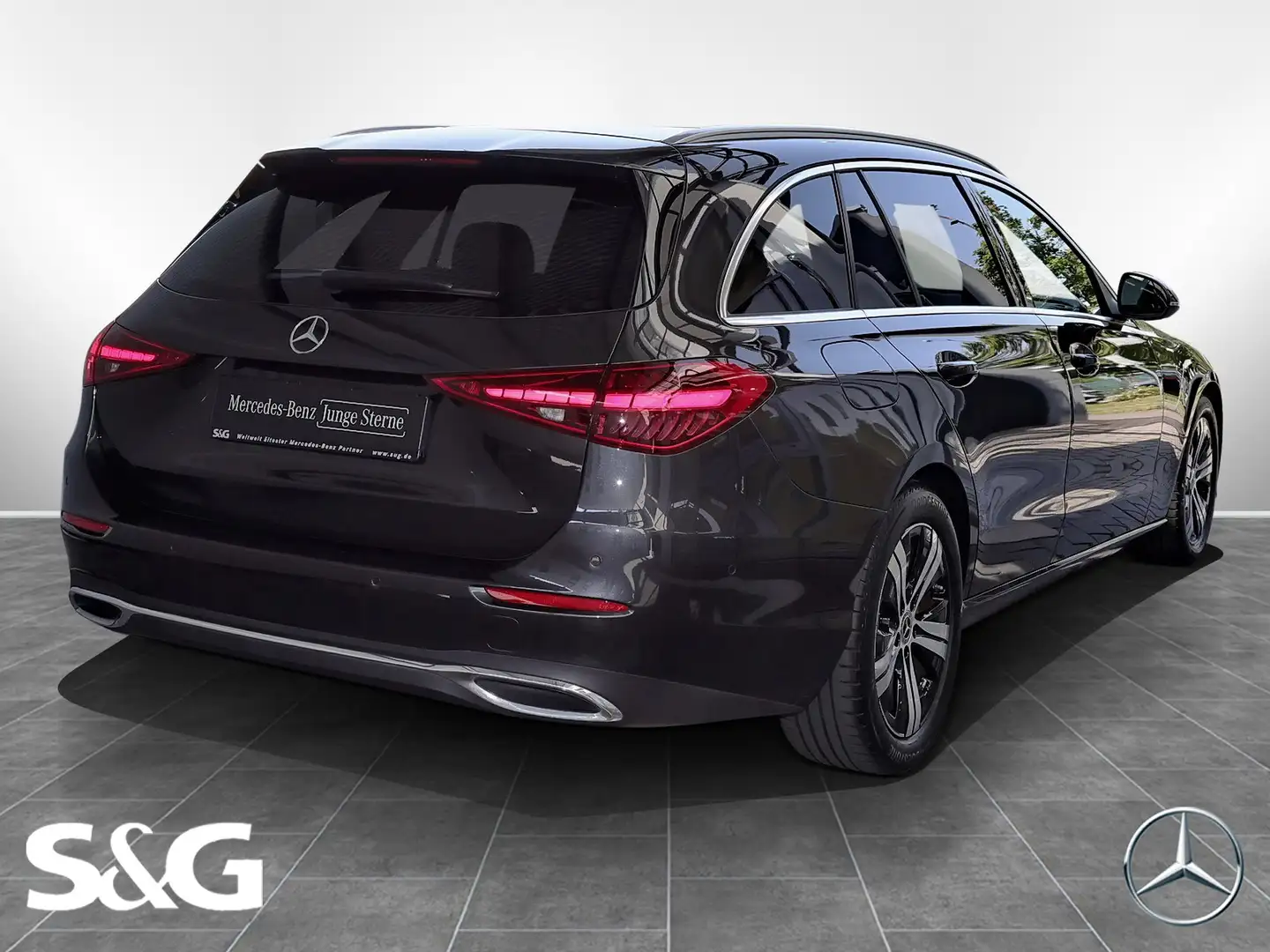 Mercedes-Benz C 200 d T Avantgarde AHK+TOTWINKEL+LED+KAMERA Grau - 2