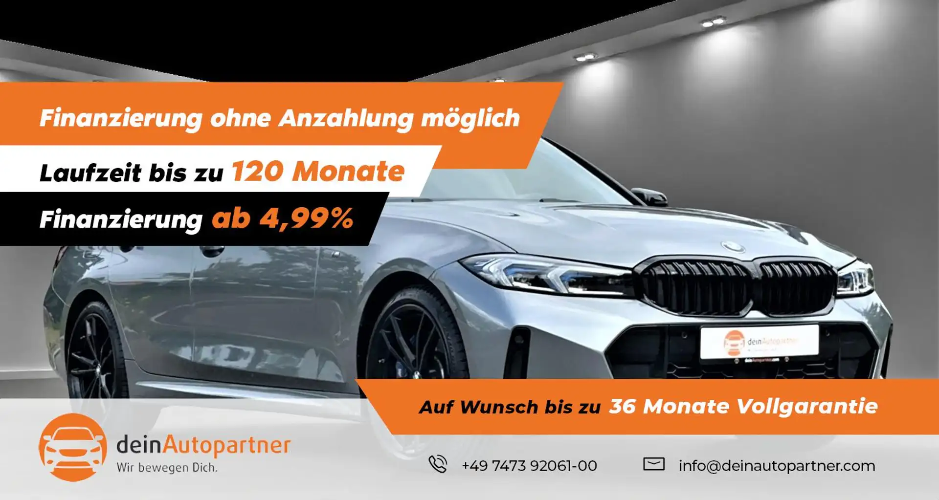 BMW 320 i M Sport LED/LEDER/AHK/ACC/RFK/WIDESCREEN Gris - 1