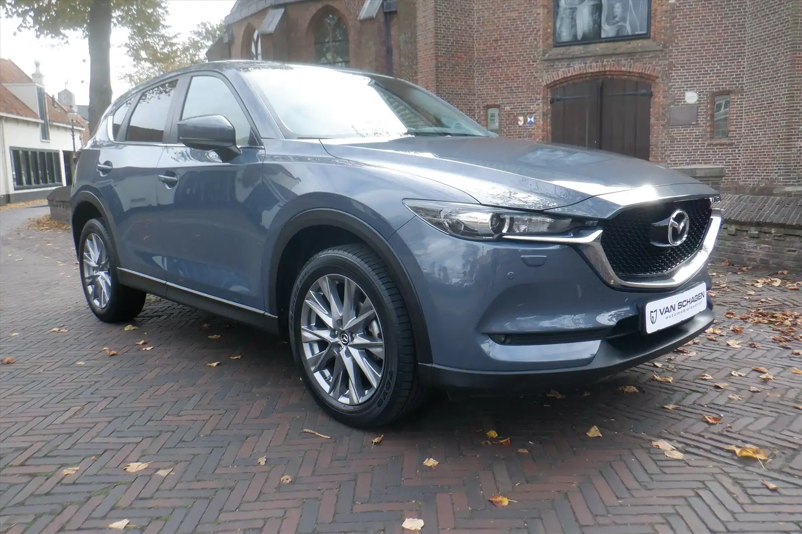 Mazda CX-5 2.5 SKYACTIV-G 194pk 2WD Aut.STUURVERW.- STOELVERW Blauw - 2