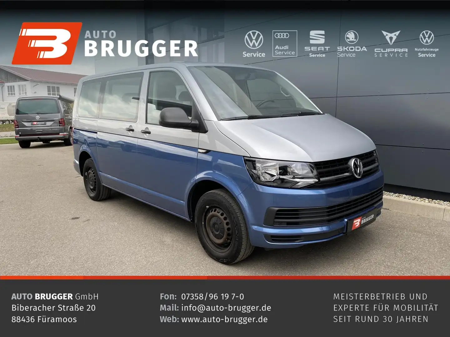 Volkswagen T6 Multivan 2.0 TSI TRENDLINE KLIMA AHK 7-SITZE Azul - 1