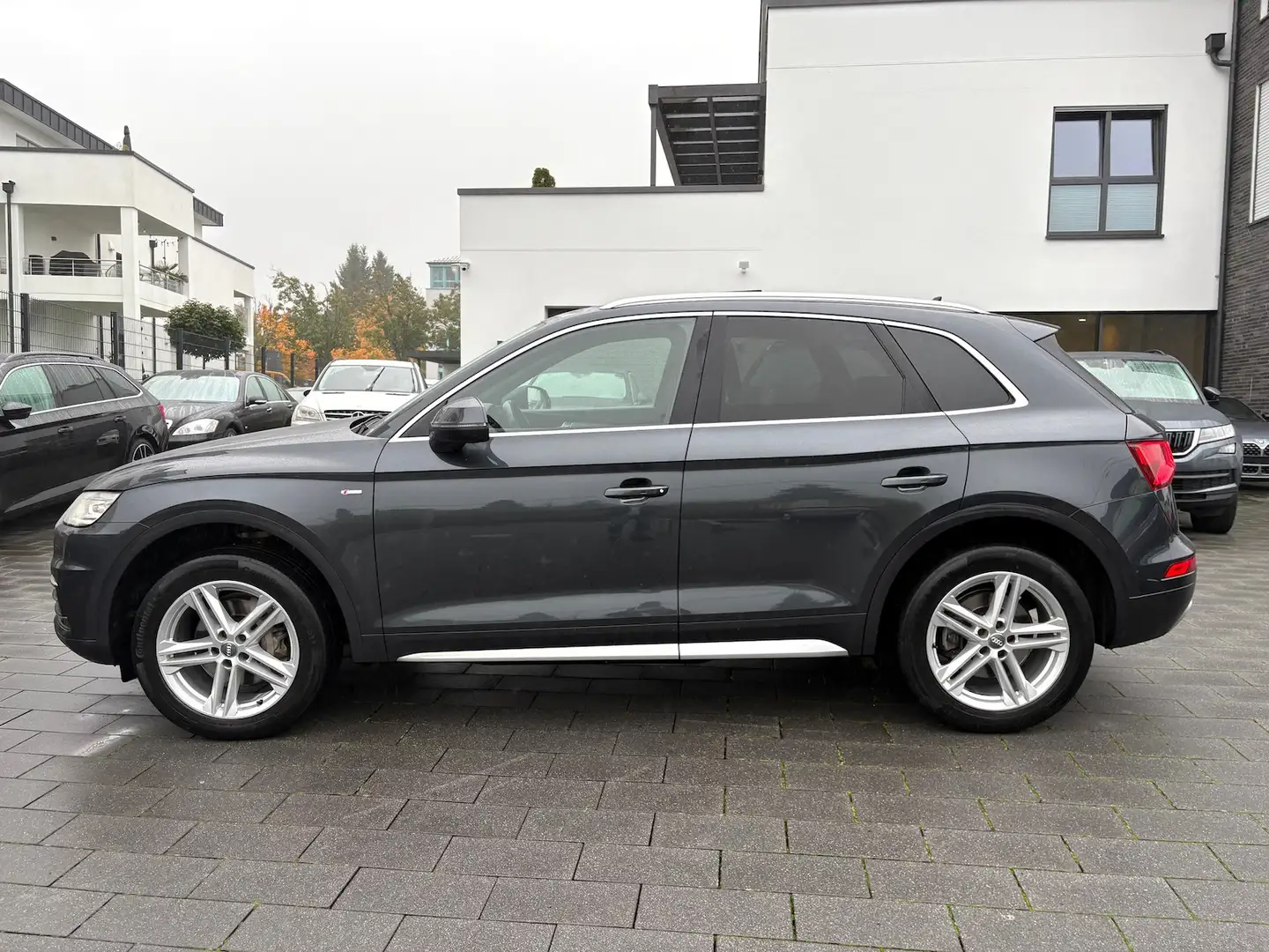 Audi Q5 40 TDI S-tronic Quattro S-LINE XENON PANO Gris - 2