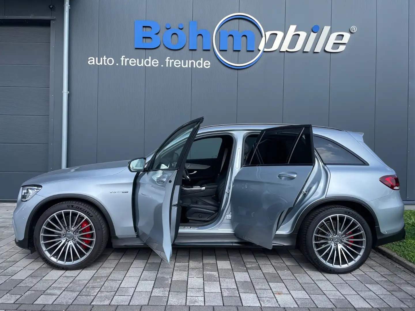Mercedes-Benz GLC 63 AMG GLC 63 S AMG 4M/AHK/ACC/HUD/Night/Perf.-AGA Silber - 2