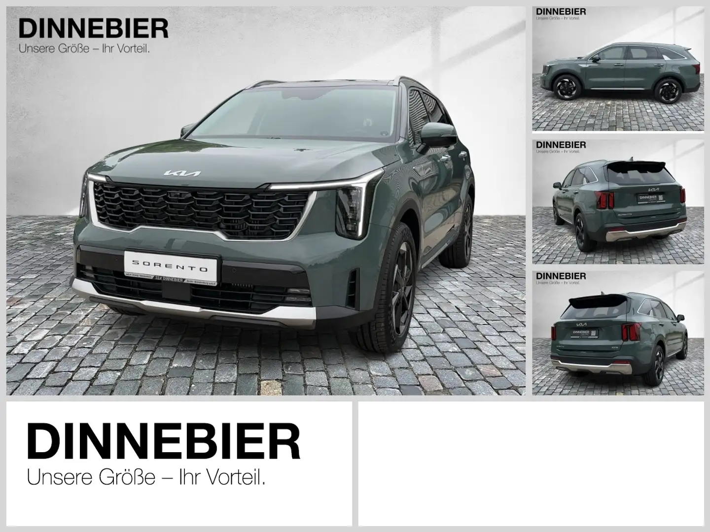 Kia Sorento PE 1.6T PHEV AWD PLUG& RIDE 360 4xSHZ Groen - 1