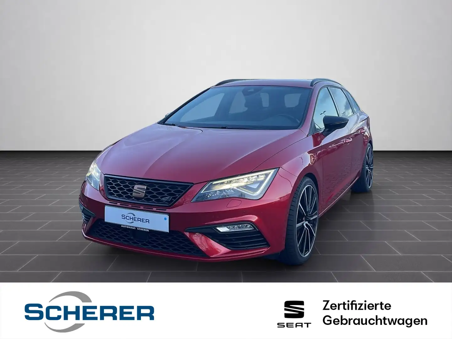 SEAT Leon Cupra Sportstourer 2.0 TSI Navi, ACC, RFK, Rot - 1