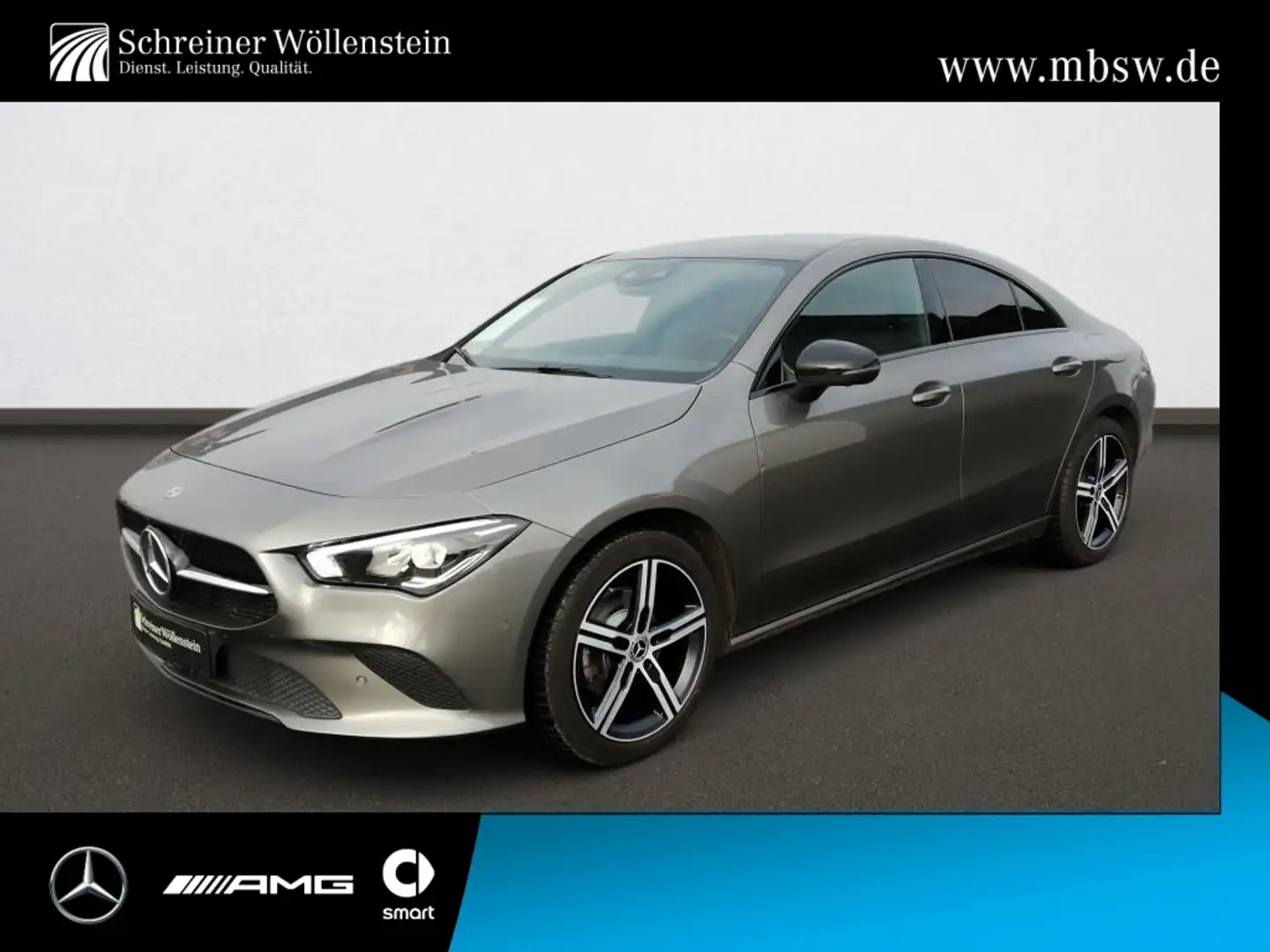 Mercedes-Benz CLA 200 *Progressive*Night*360°*Distr*Pano*MBUX* Grau - 1