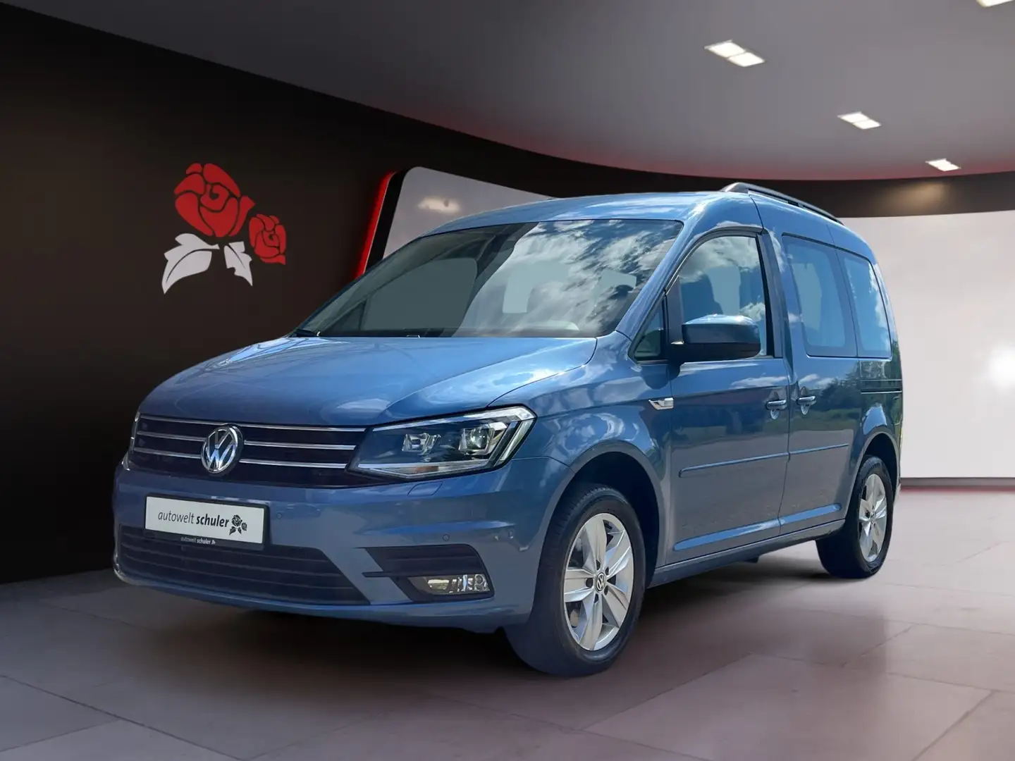 Volkswagen Caddy 2,0 TDI DSG Comfortline AHK Navi Kamera Albastru - 2